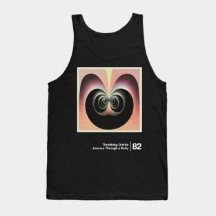 Journey through a body - Minimal Style Graphic Artwork Design Tank Top